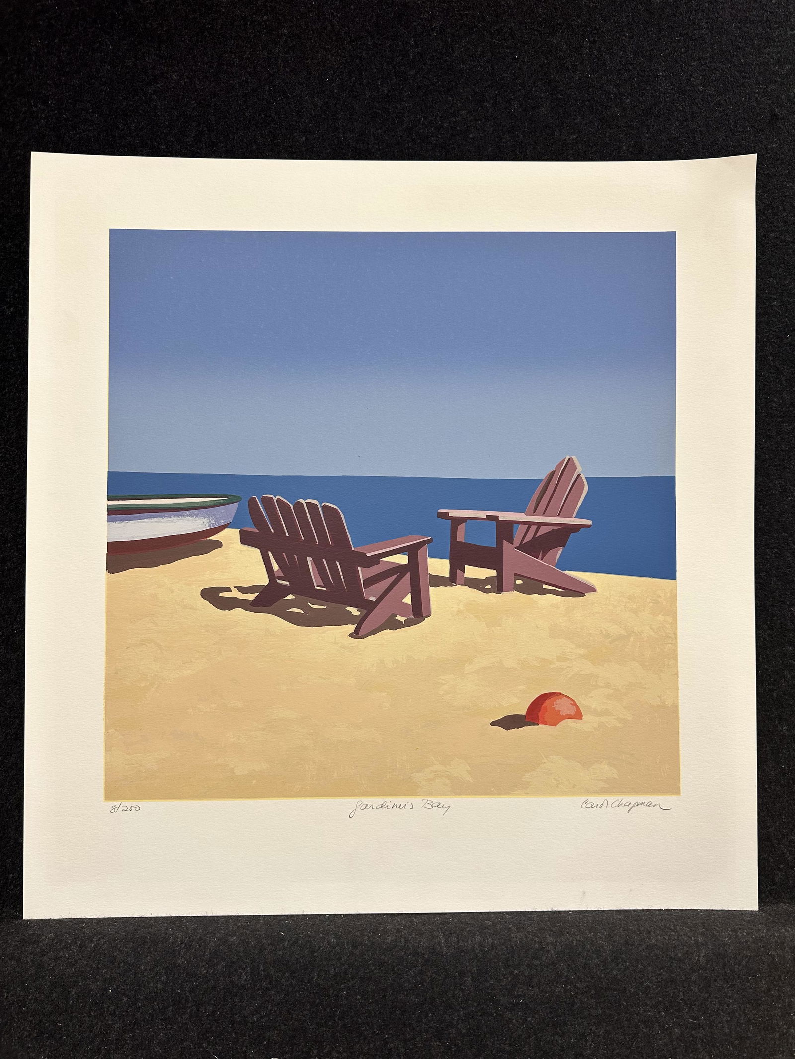 Carol Bodendieck Chapman, pencil signed original serigraph (1 of 6)