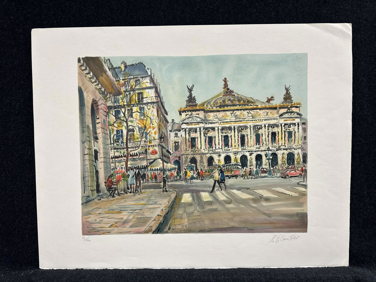 Peter Gaston, pencil signed original aquatint etching (1 of 5)