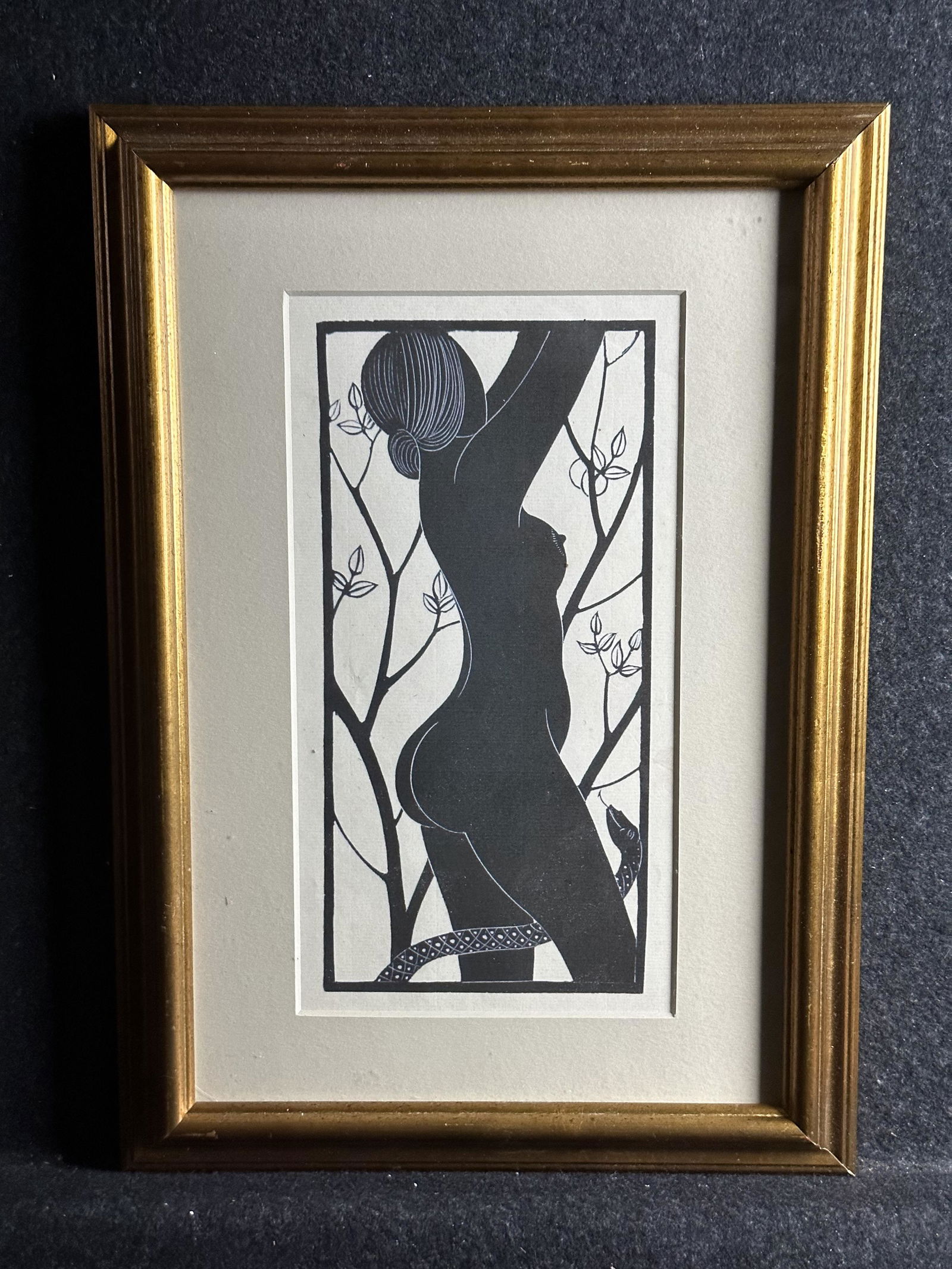 Eric Gill (after), lithographic after the wood engraving (1 of 5)