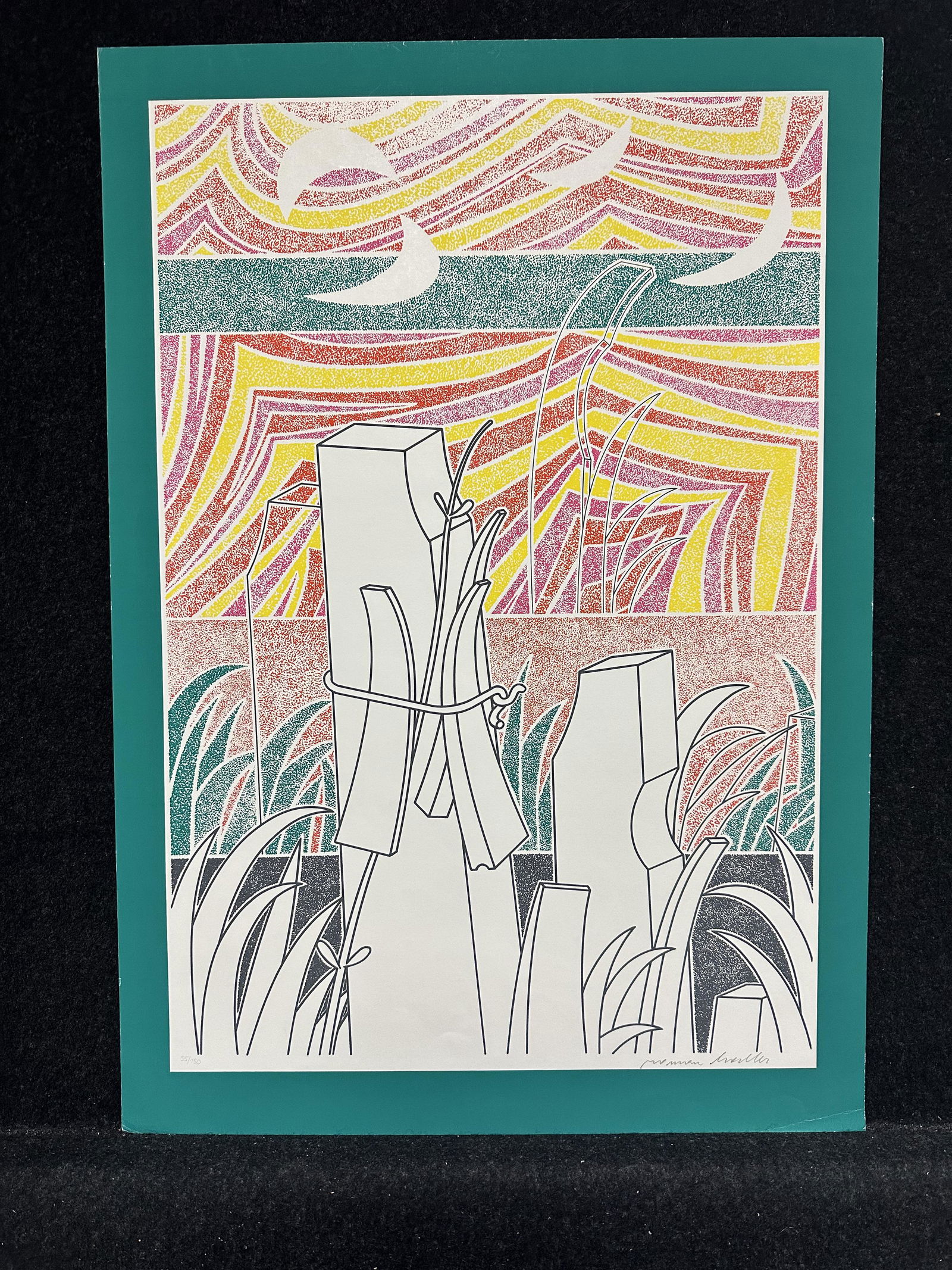 Artist:  Roman Haller (Austrain, 1920-2010)   Title:  Unknown  Year:  ca.1980  Medium:  original (1 of 5)