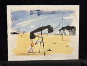 Salvador Dali pencil signed lithograph