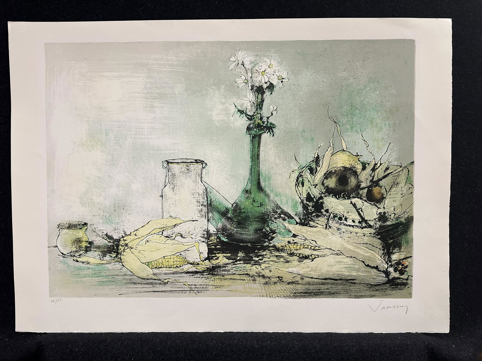 Jean Leon Jansem, pencil signed original lithograph (1 of 5)