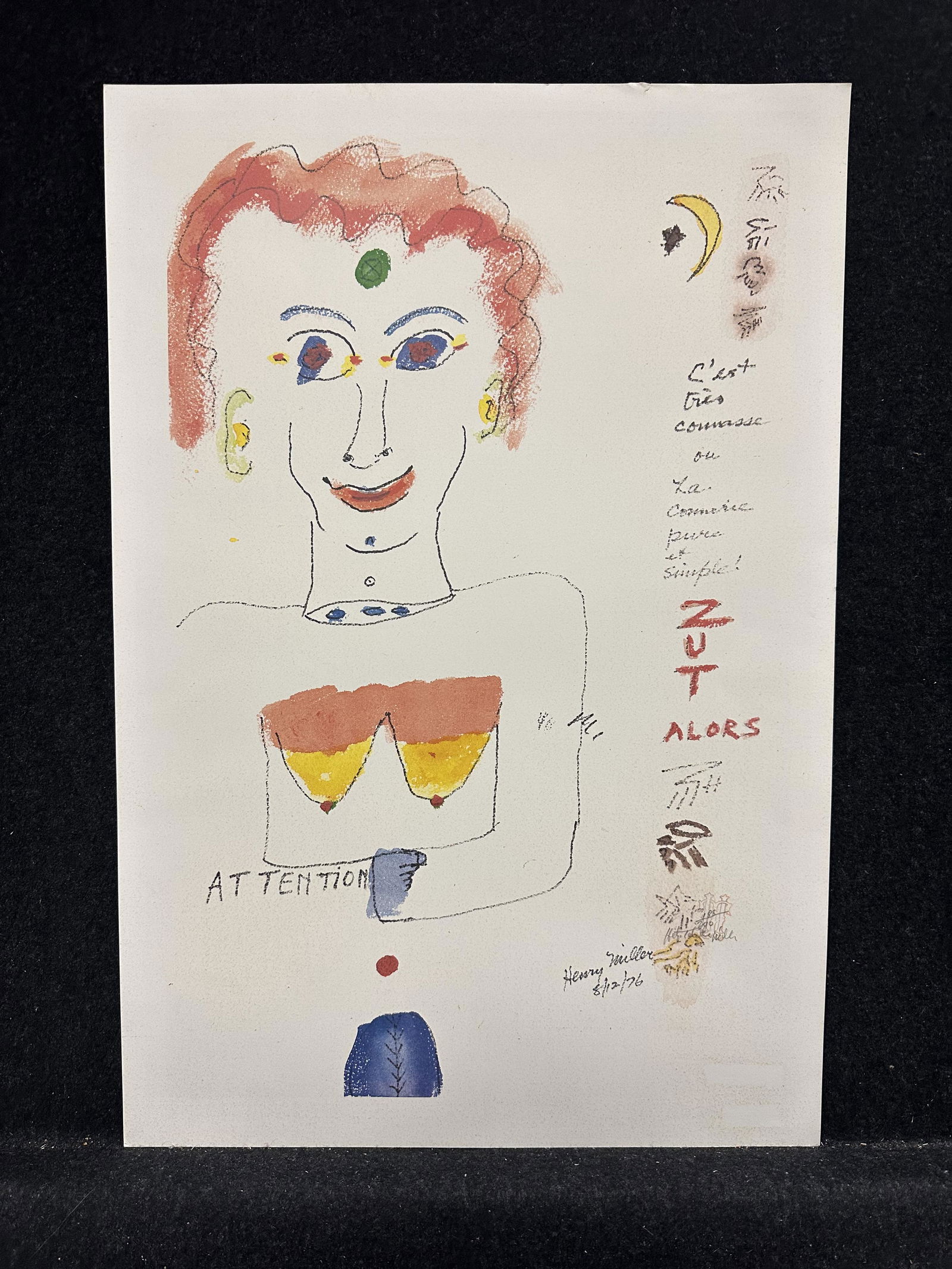 Henry Miller (after), photogravure, signed in the plate (1 of 5)