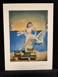 Artist:  Salvador Dali (Spanish, 1904-1989)   Title:  Leda Atomica  Year:  1981  Medium: