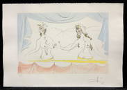 Artist:  Salvador Dali (Spanish, 1904-1989)   Title:  Les Dames de la Renaissance  Year:  1971