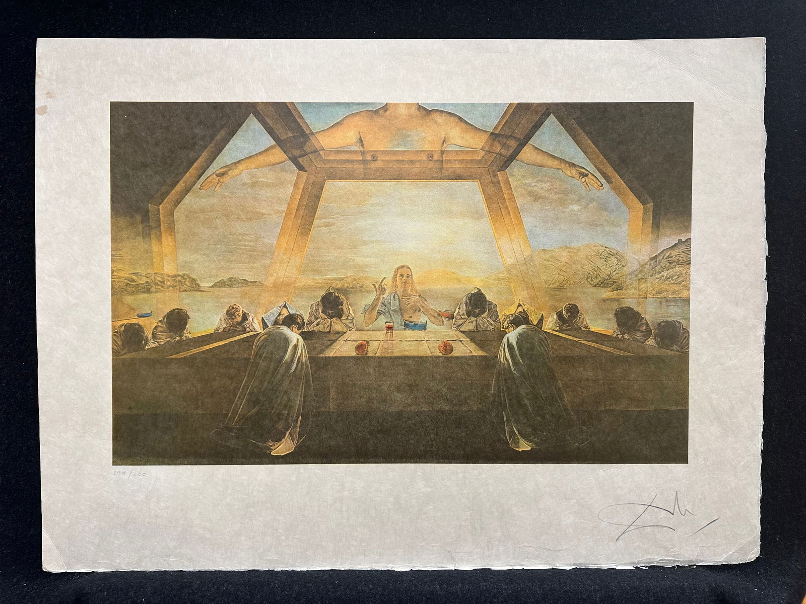 Salvador Dali pencil signed lithograph (1 of 5)