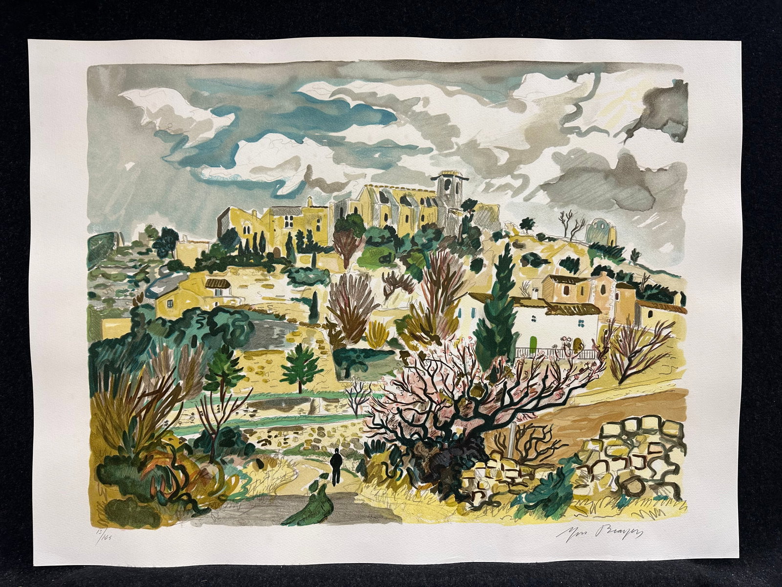 Yves Brayer, pencil signed original lithograph (1 of 5)