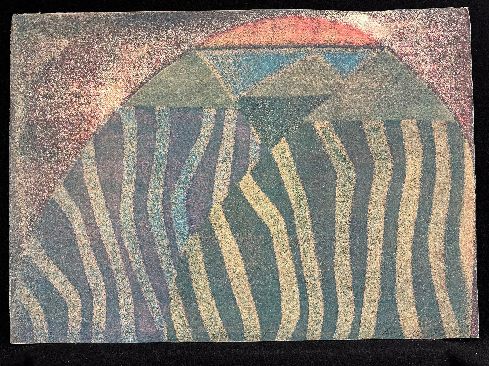 Kim, Hyo-Je, pencil signed orginal lithograph (1 of 6)