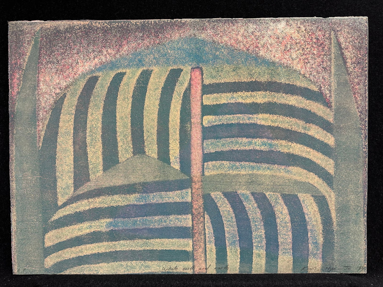 Kim, Hyo-Je, pencil signed orginal lithograph (1 of 6)