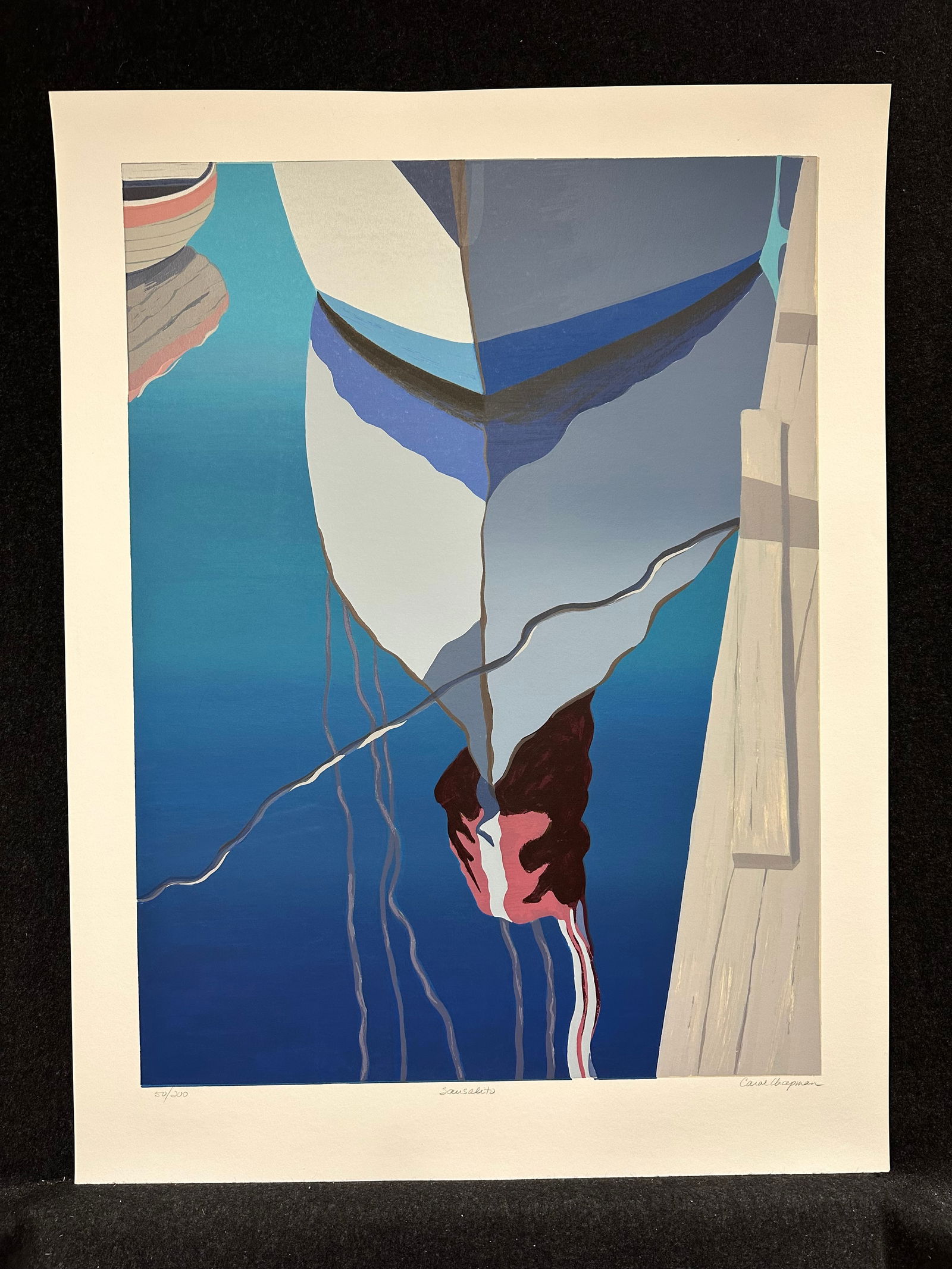 Carol Bodendieck Chapman, pencil signed original serigraph (1 of 5)