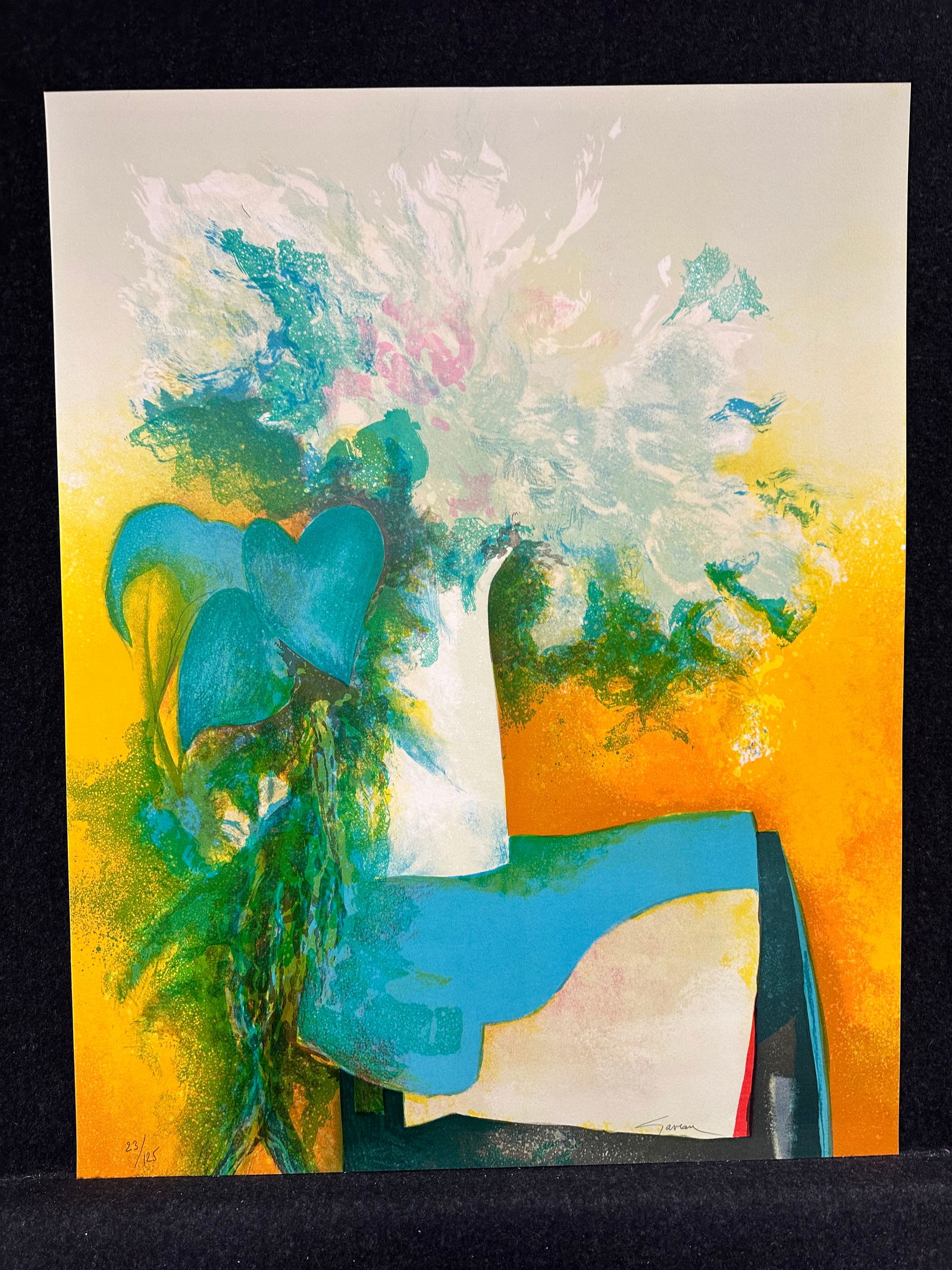 Claude Gaveau, pencil signed original lithograph (1 of 5)