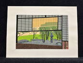 Tokuriki Tomikichiro, original polychrome woodblock, pencil signed