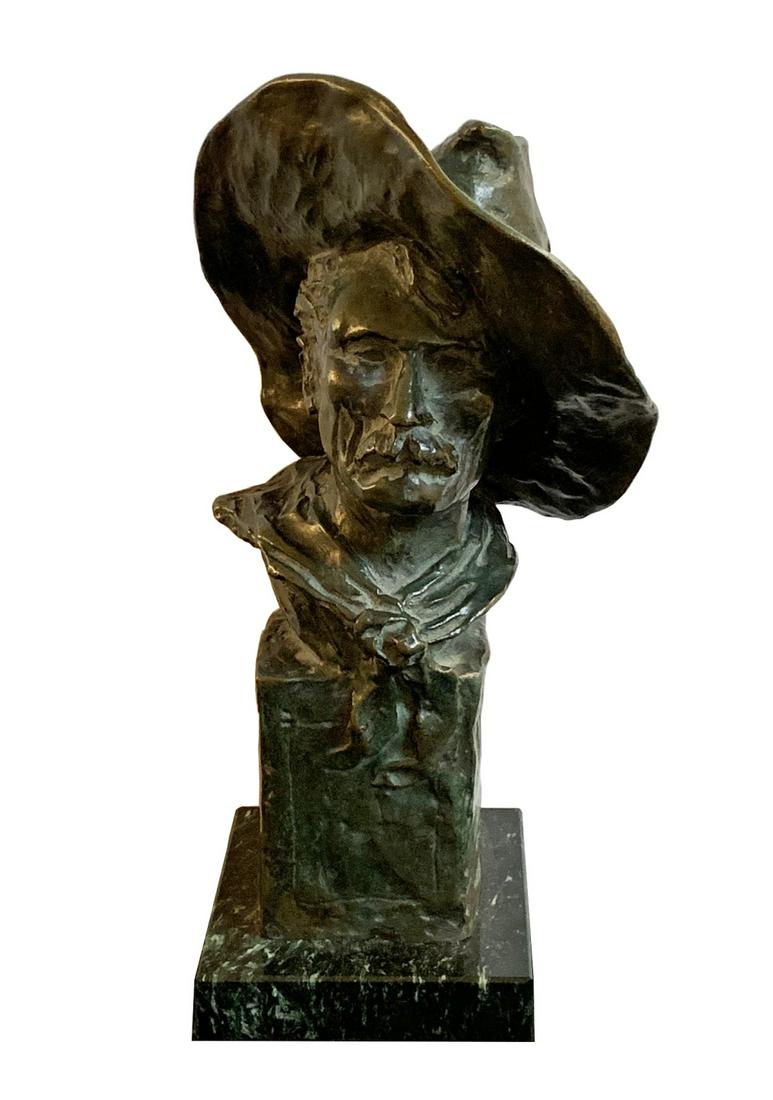 Frederic Remington "The Sergeant" Bronze Sculpture Aug 05, 2019