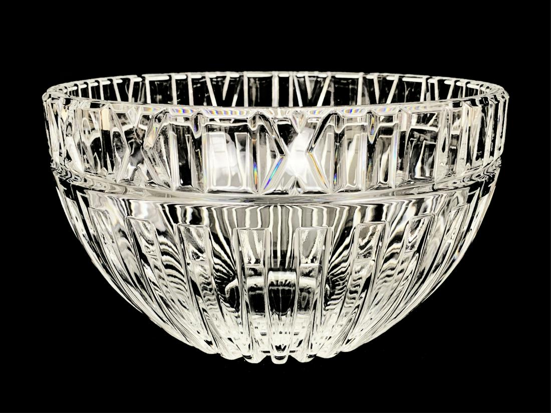 Tiffany & Co. "Atlas" Crystal Punch Bowl (1 of 4)