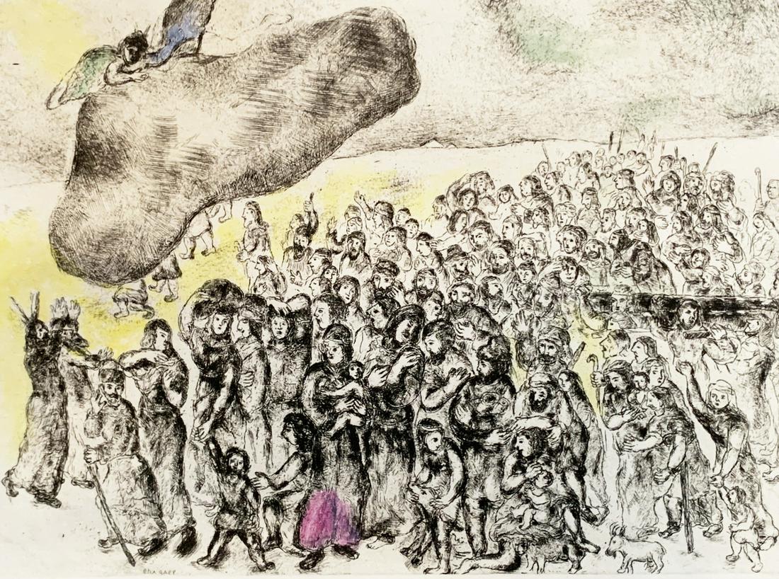 Marc Chagall “La Sortie d’Egypt" Colored Etching (1 of 7)