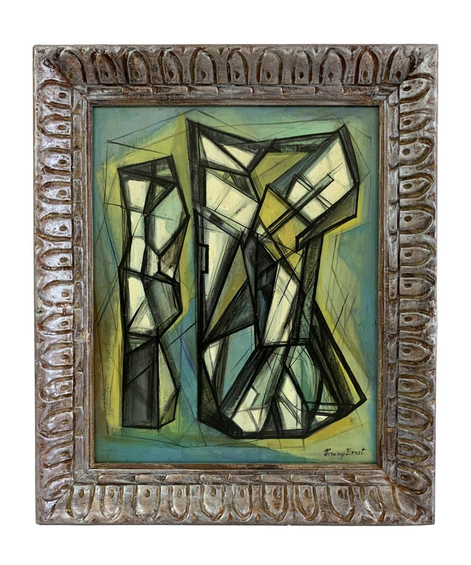 Jimmy Ernst Untitled Abstract Oil Painting (1 of 9)