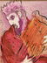 Marc Chagall "David & His Harp" Colored Lithograph - 2