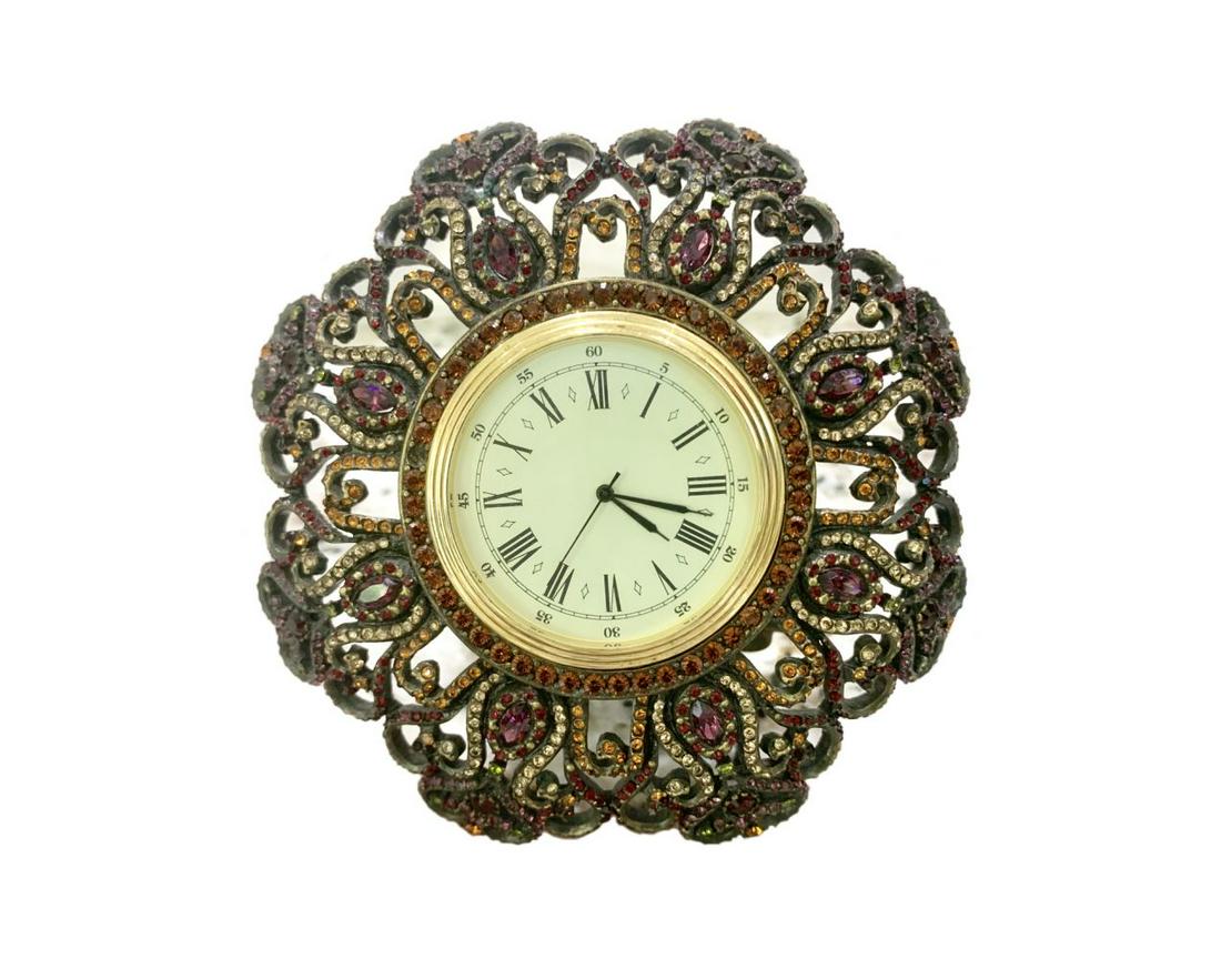 Jay Strongwater Jeweled Desk Clock (1 of 3)