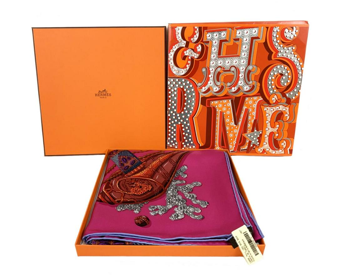 Hermes Paris "Chemins de Corail" Silk Scarf (1 of 4)