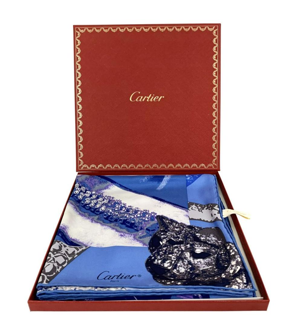 Cartier Paris Panthere Silk Scarf w/ Box (1 of 6)