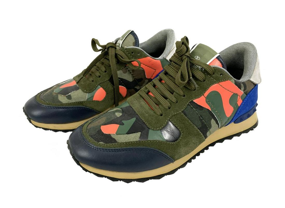 Valentino Sneakers Eu.41 US8.5: From a Palm Beach estate. Local Pick Up or Third Party Shipping Required.