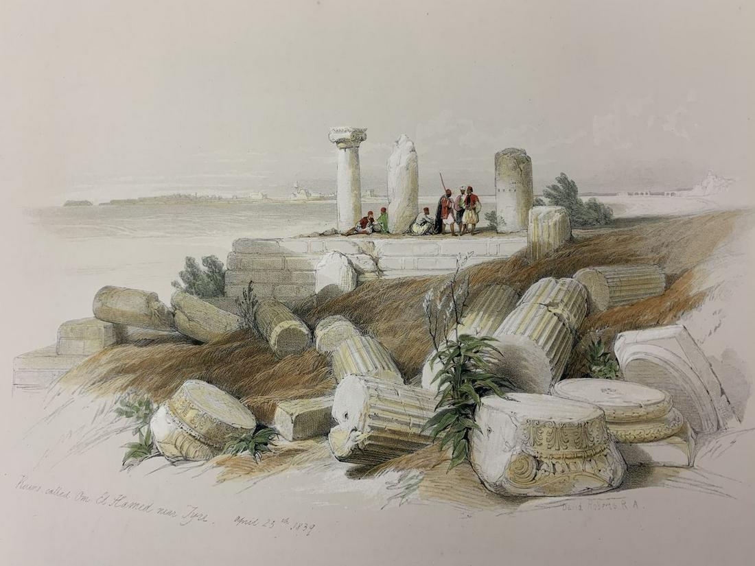 David Roberts Ruins of an Ionic Temple Sketch (1 of 3)