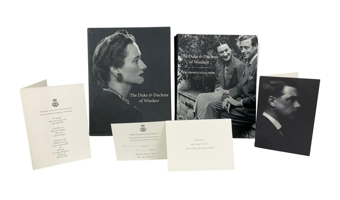 The Duke & Duchess of Windsor Sotheby's 1997: From a Palm Beach estate. Local Pick Up or Third Party Shipping Required.