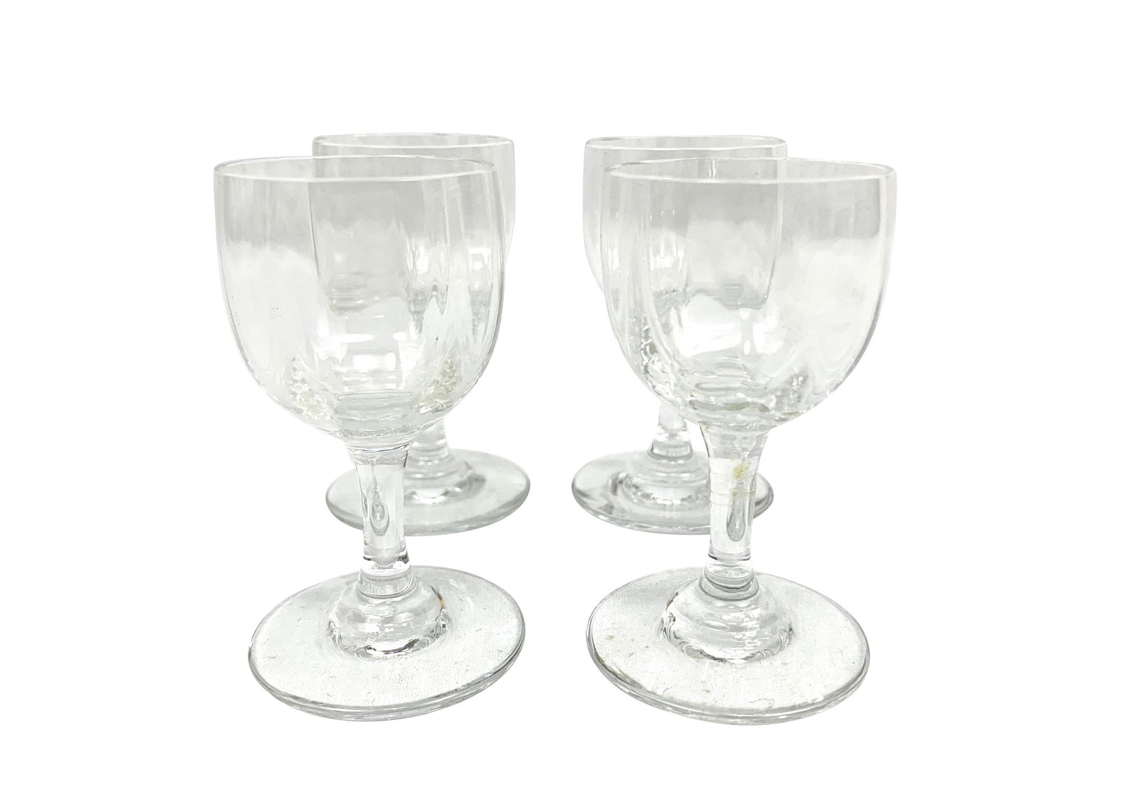 Four French Baccarat Crystal Cordial Glasses (1 of 2)