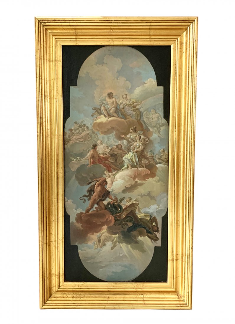 Circle of Corrado Giaquinto Mount Olympus Oil Painting (1 of 13)