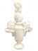 Antique Italian Marble Flapper Girl Bust Sculpture - 4