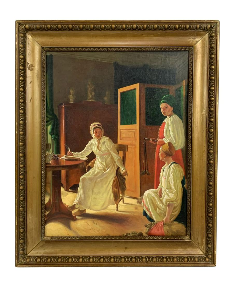 School of Alexey Venetsianov Oil Painting on Board (1 of 10)