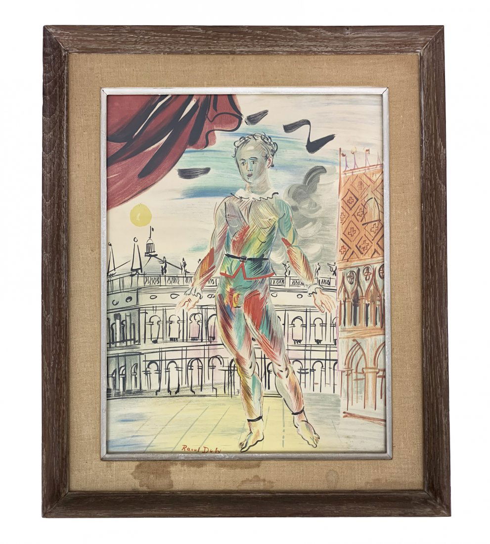 Raoul Dufy "The Italian Clown" Lithograph Print (1 of 8)