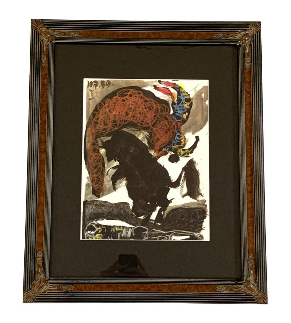 Pablo Picasso Toros Bull Fighter Lithograph (1 of 3)