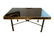 Vintage Black Glass Gold Gilt Secretary Desk