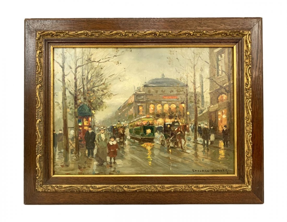 French Parisian Oil Painting after Edouard Cortes (1 of 9)