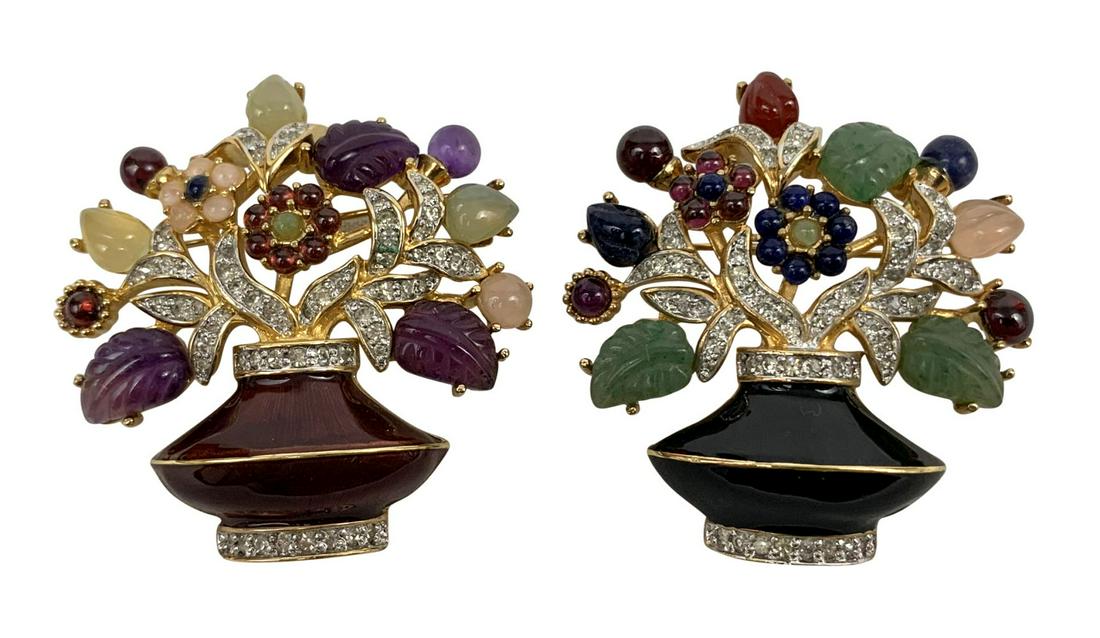 Judith Leiber Designer Costume Bouquet Pendants (1 of 4)