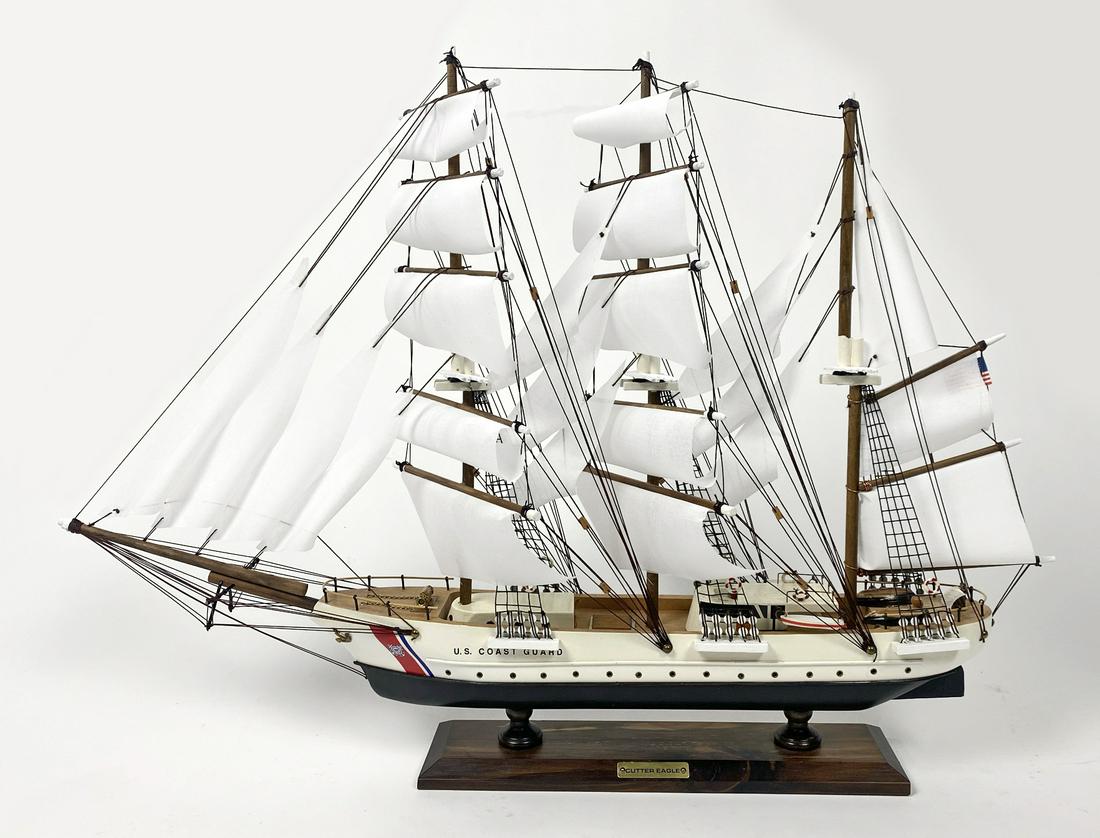 U.S. Coast Guard "Cutter Eagle" Model Ship (1 of 1)