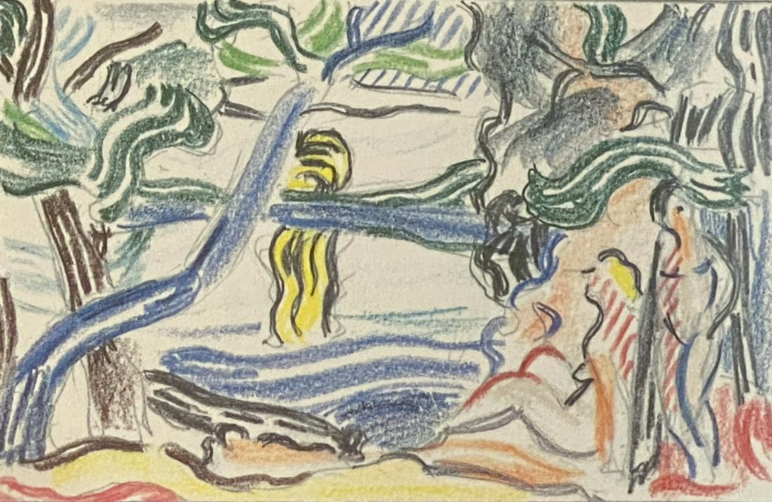 Roy Lichtenstein Landscape Sketch Lithograph (1 of 5)
