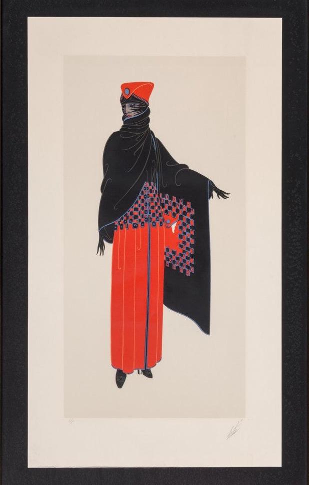 Erte "Zsa Zsa" Lithograph In Colours (1 of 4)