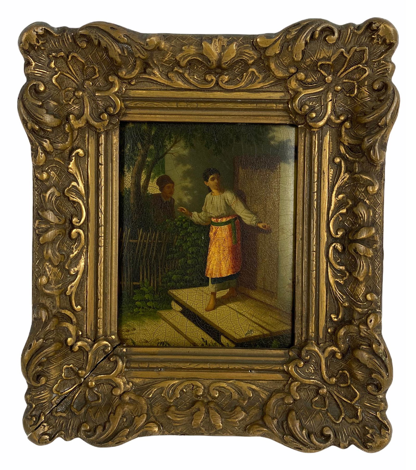 Antique Russian Papier Mache Lacquer Miniature (1 of 4)