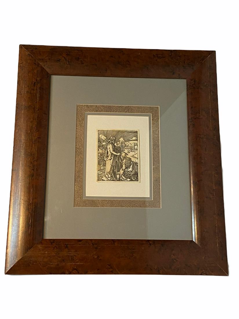 Albrecht Durer Woodcut Engraving on Paper (1 of 7)