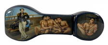 Russian Erotica Hand Painted Lacquer Box