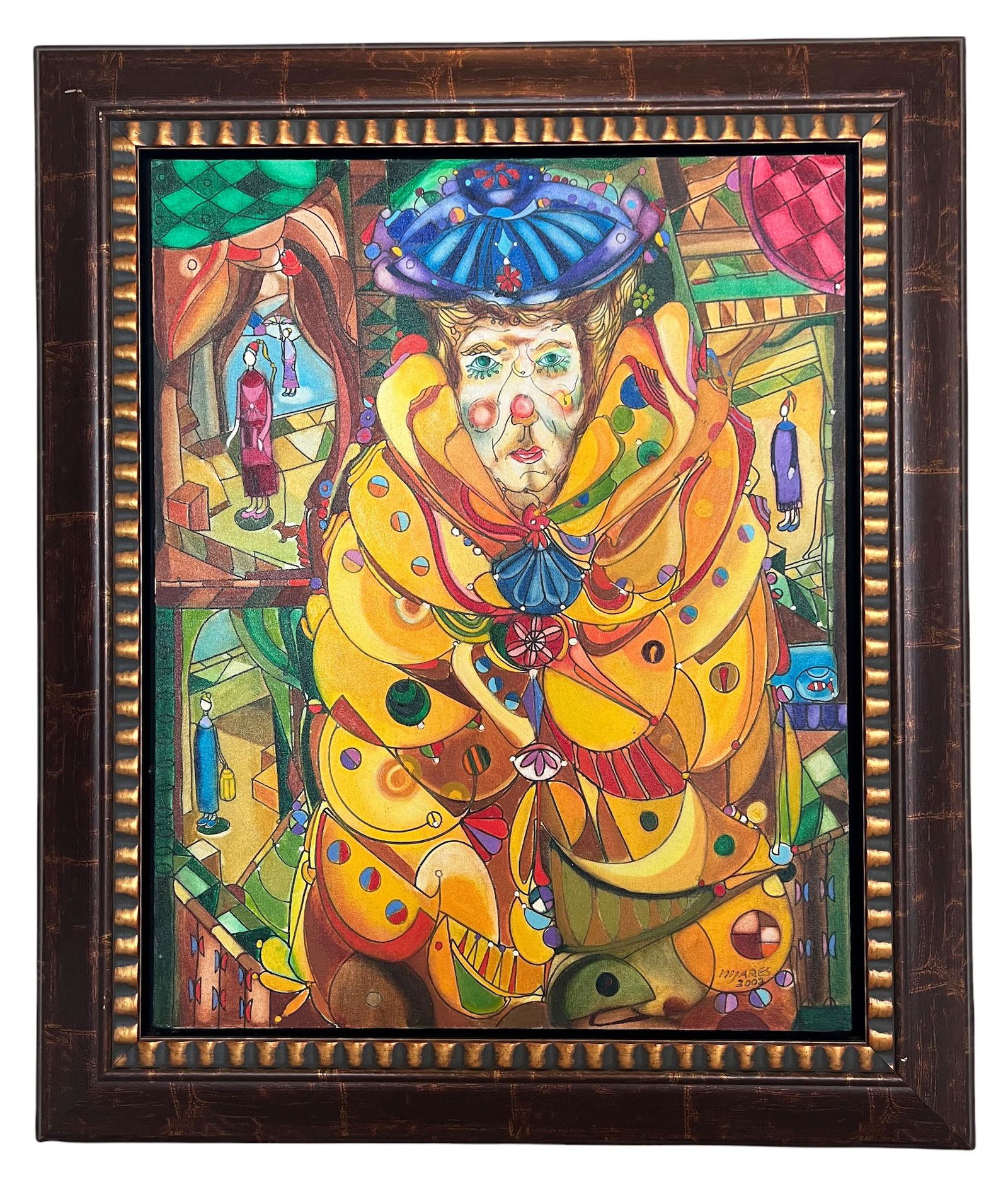 Jose Mijares "Payaso" Oil Painting on Canvas (1 of 10)
