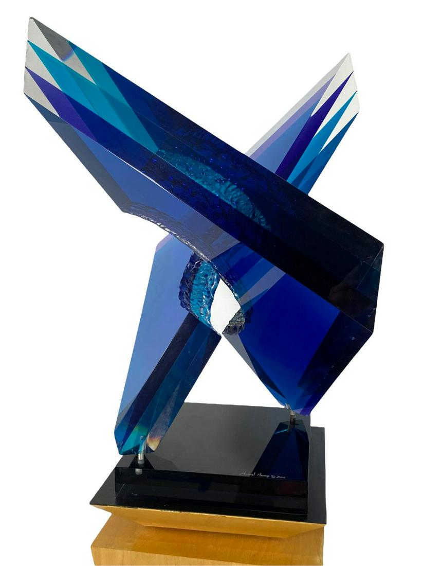 Michael George "Intersection" Acrylic Sculpture (1 of 11)