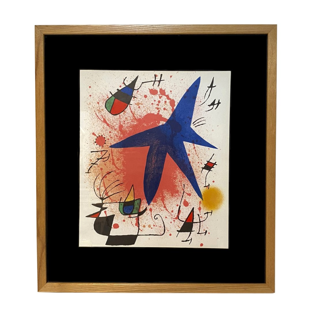 Joan Miro Untitled "V1-1" Lithograph In Colors (1 of 1)