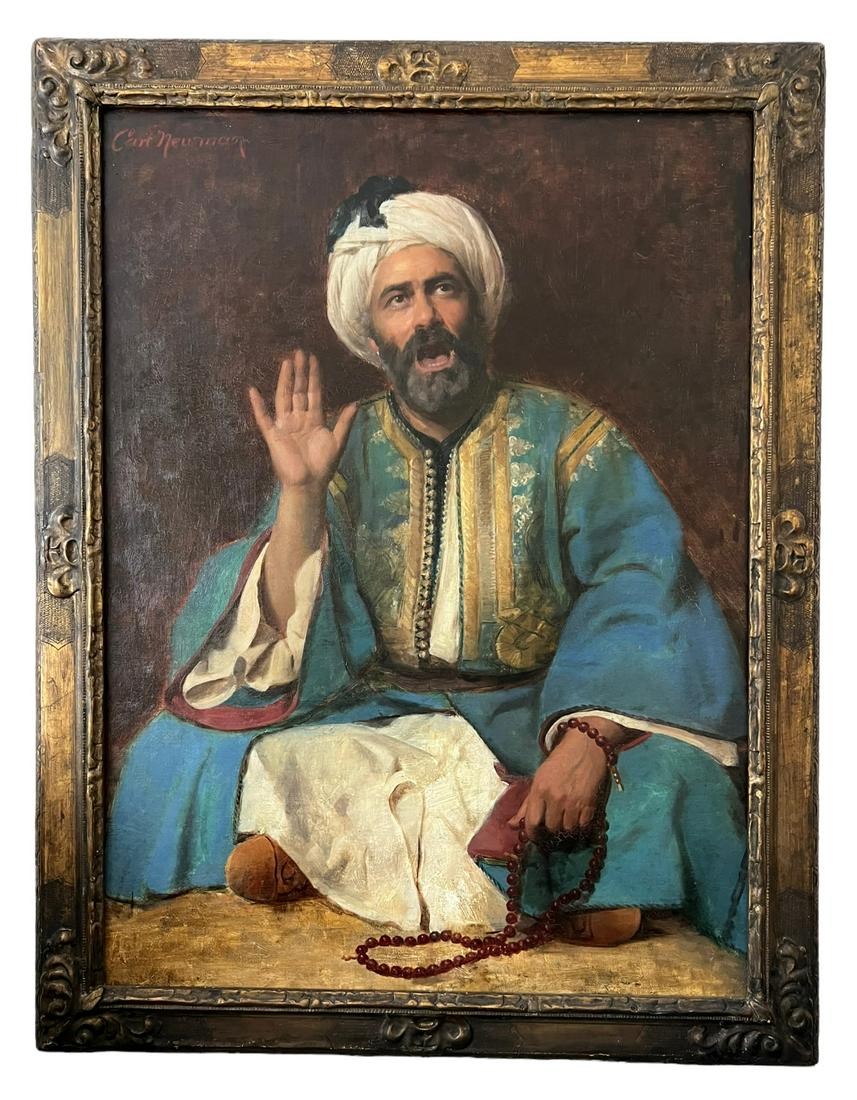 Carl Neumann 19th C. Orientalist Oil Painting (1 of 11)