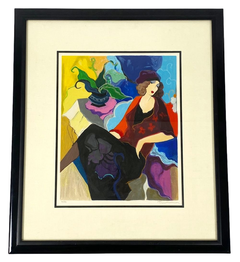 Itzchak Tarkay Pencil Signed Serigraph on Arches (1 of 7)