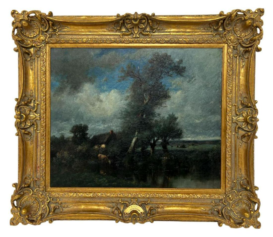 Jules Dupre 19th C. French Landscape Oil Painting (1 of 15)