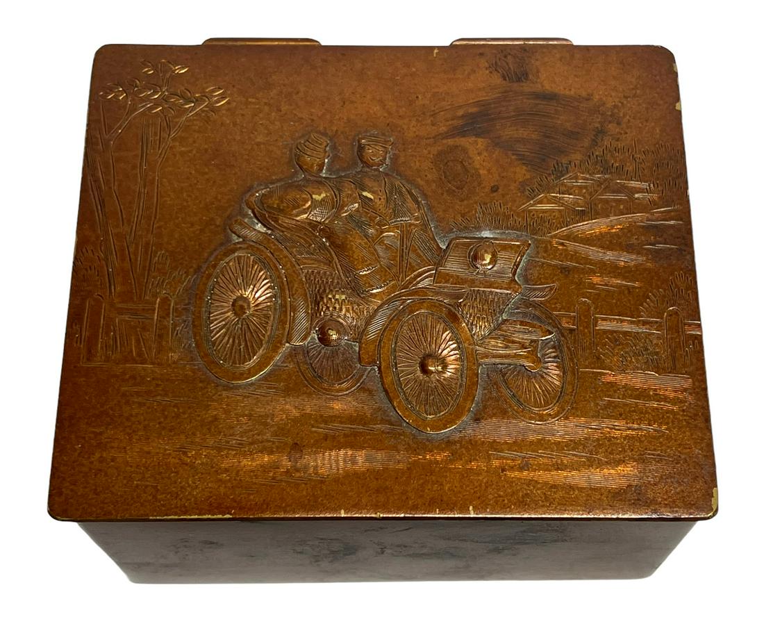 Rare Antique Tiffany & Co. Bronze Hinged Box (1 of 15)