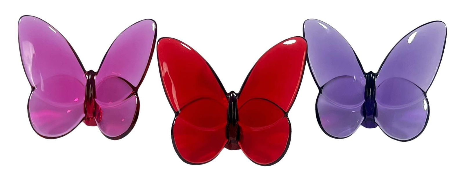 Three (3) Baccarat Crystal Butterflies (1 of 10)